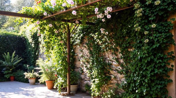 5 astuces pour intégrer les plantes grimpantes dans votre espace extérieur