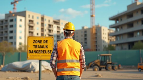 Votre chantier en sécurité avec un panneau pas cher